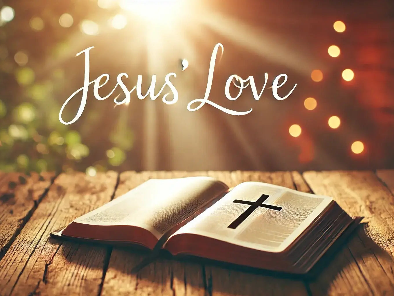 Bible Verses About Jesus' Love