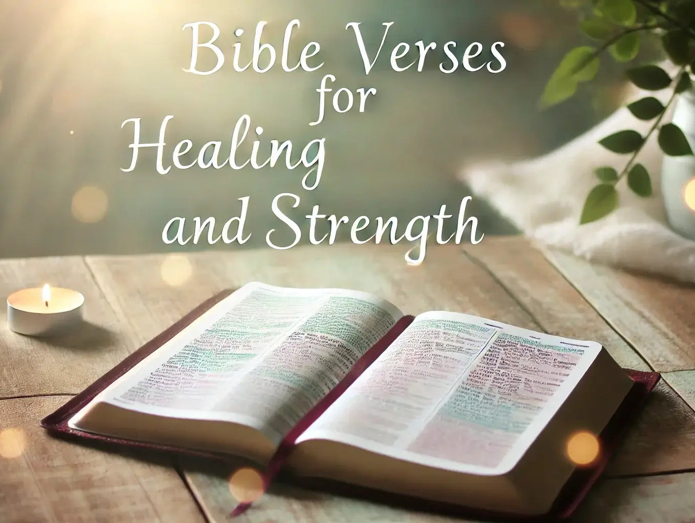 Short Bible Verses for Healing and Strength