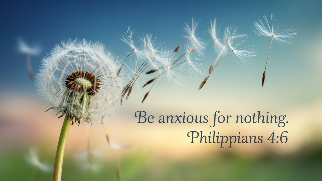 Be Anxious for Nothing