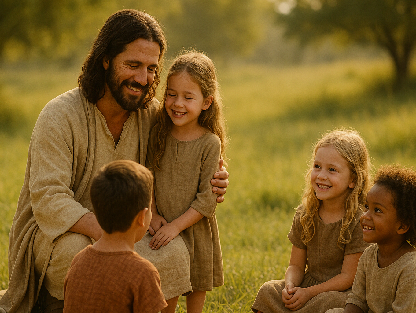 Jesus With Children: A Picture of God’s Gentle Love