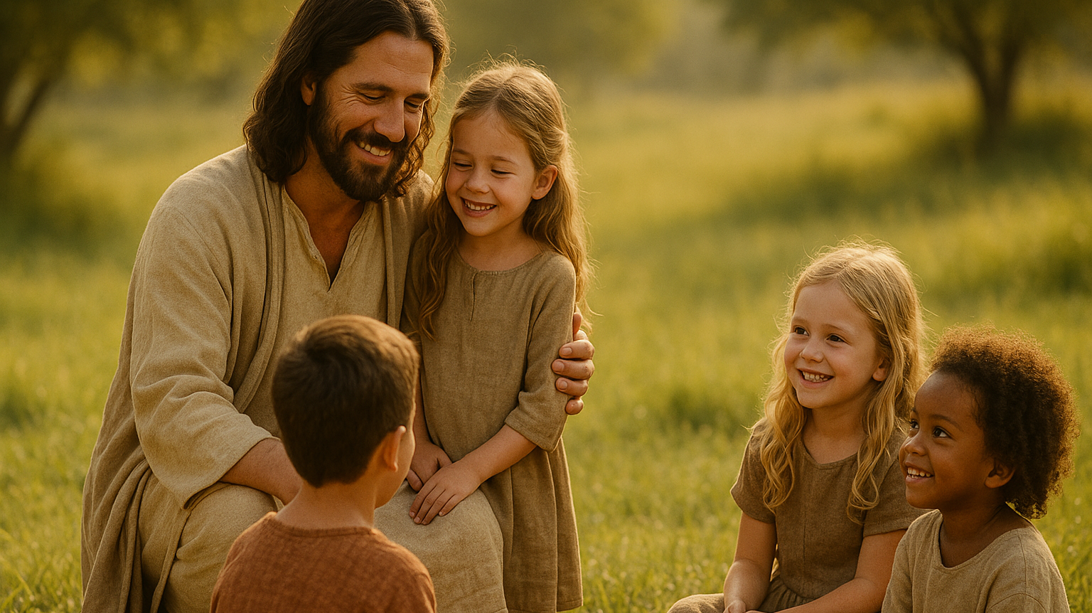Jesus With Children: A Picture of God’s Gentle Love