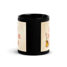 Exodus 15:2 Bible Verse, The LORD is my strength Black Glossy Mug