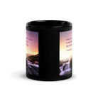 1 Corinthians 2:5 Bible Verse, power of God Black Glossy Mug
