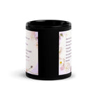 Isaiah 53:5 Bible Verse, by his wounds Black Glossy Mug