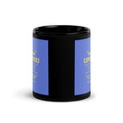 Matthew 11:29-30 Bible Verse, Take my yoke Black Glossy Mug