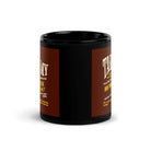 Matthew 11:29-30 Bible Verse, learn from me Black Glossy Mug