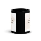 Romans 3:23 Bible Verse, fall short Black Glossy Mug