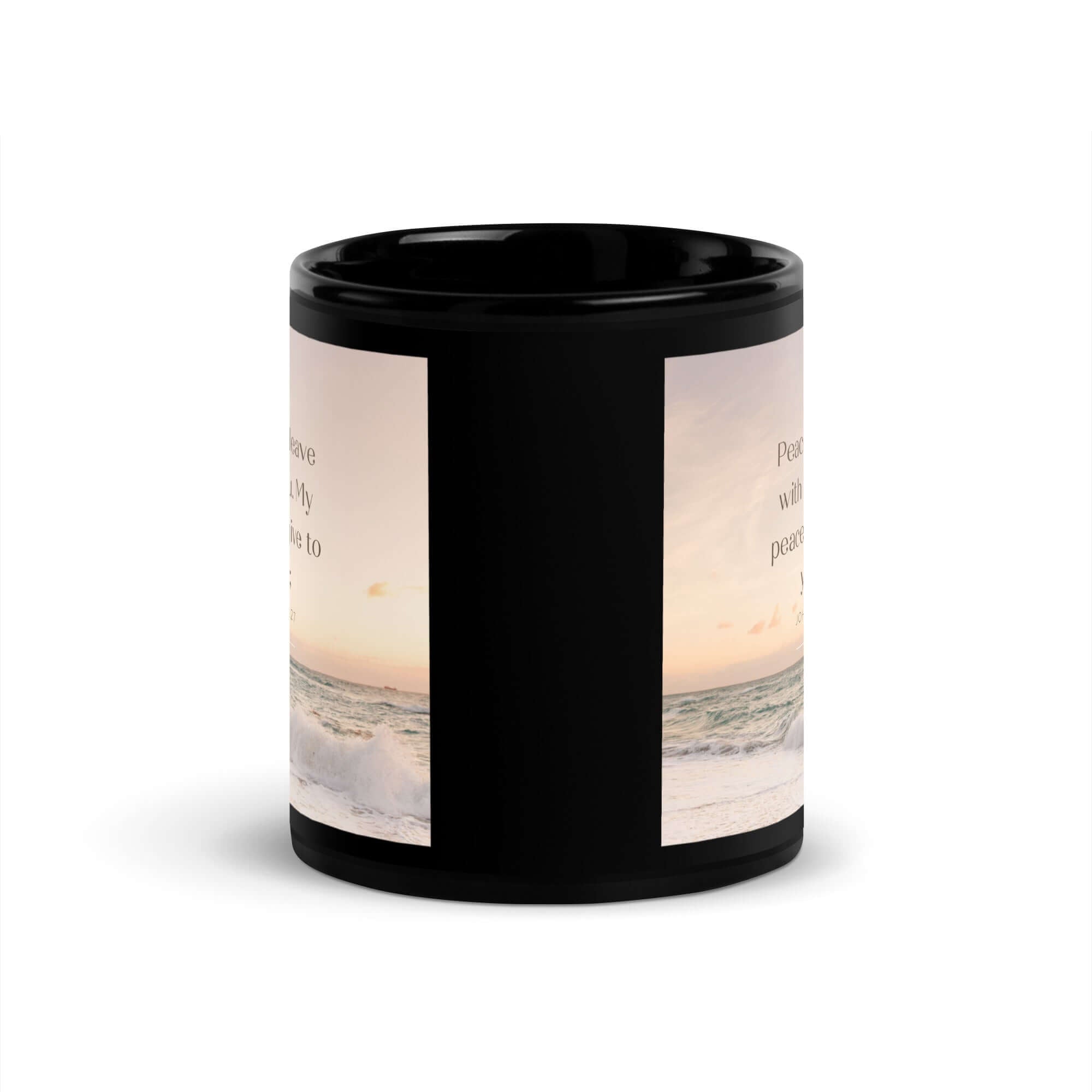John 14:27 Bible Verse, not as the Black Glossy Mug