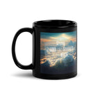 Ephesians 6:10 Bible Verse, be strong in the Lord Black Glossy Mug 11 oz