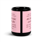1 John 4:14 Bible Verse, We have seen Black Glossy Mug