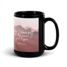 John 14:27 Bible Verse, I give you Black Glossy Mug