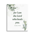 Exodus 15:26 Bible Verse, Gods voice Canvas Print Wall Art 11″×14″