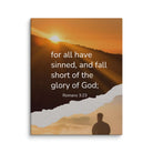 Romans 3:23 Bible Verse, of God Canvas Print Wall Art 11″×14″