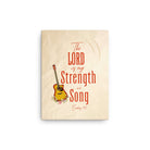 Exodus 15:2 Bible Verse, The LORD is my strength Canvas Print Wall Art 12″×16″
