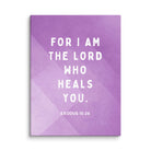 Exodus 15:26 Bible Verse, in his eyes Canvas Print Wall Art 12″×16″