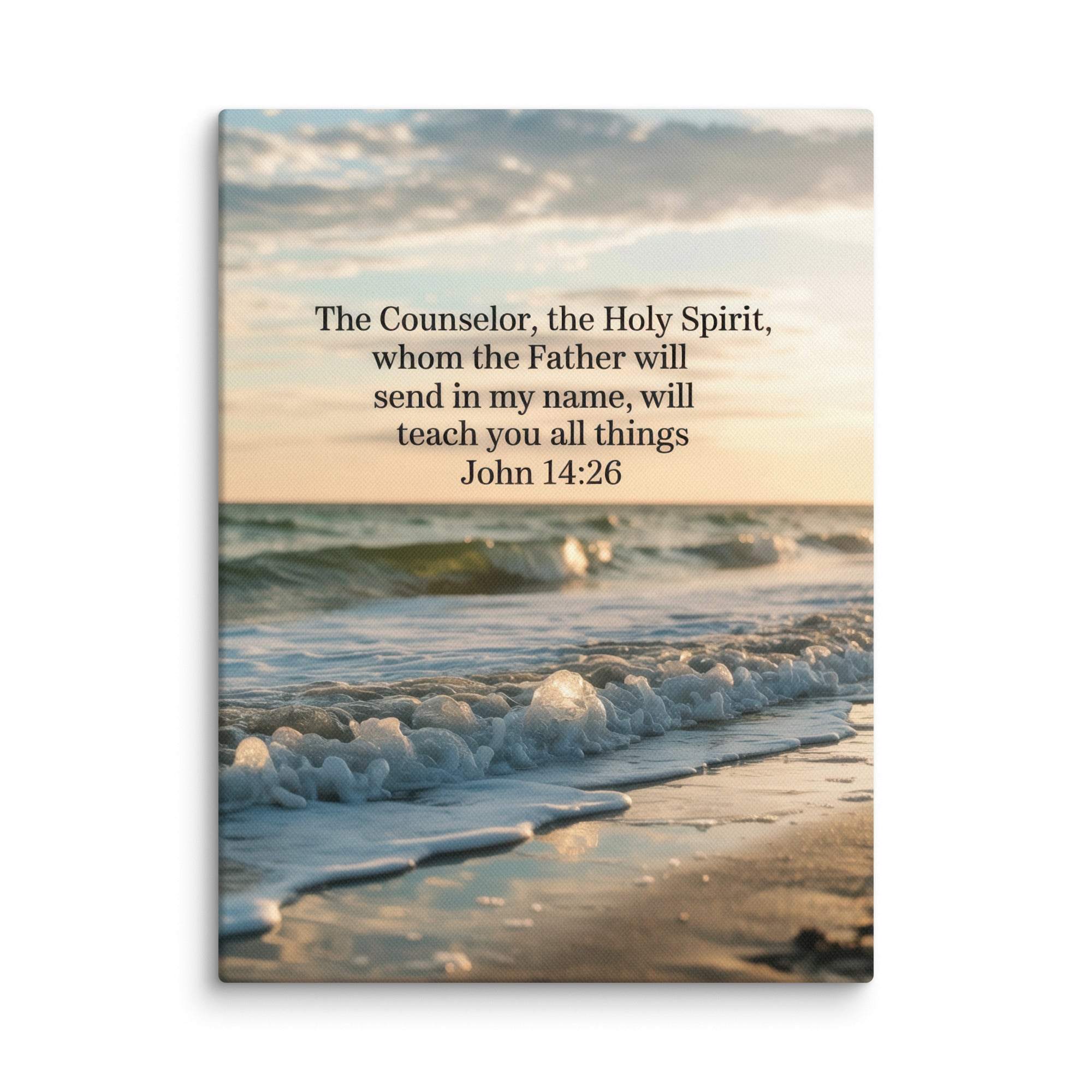 John 14:26 Bible Verse You All Canvas 12″×16″