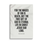 Romans 6:23 Bible Verse, eternal life Canvas Print Wall Art 12″×18″