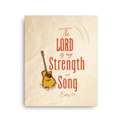 Exodus 15:2 Bible Verse, The LORD is my strength Canvas Print Wall Art 16″×20″