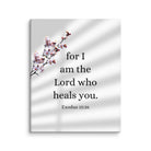 Exodus 15:26 Bible Verse, diligently listen Canvas Print Wall Art 16″×20″