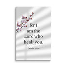Exodus 15:26 Bible Verse, diligently listen Canvas Print Wall Art 16″×24″