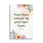 John 14:27 Bible Verse, with you Canvas Print Wall Art 16″×24″
