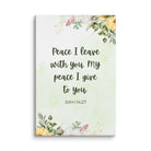 John 14:27 Bible Verse, My peace Canvas Print Wall Art 16″×24″