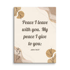 John 14:27 Bible Verse, Peace I Canvas Print Wall Art 18″×24″