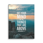 Colossians 3:2 Bible Verse on the Canvas 18″×24″