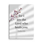 Exodus 15:26 Bible Verse, diligently listen Canvas Print Wall Art 20″×28″
