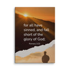 Romans 3:23 Bible Verse, of God Canvas Print Wall Art 20″×28″