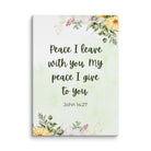 John 14:27 Bible Verse, My peace Canvas Print Wall Art 20″×28″