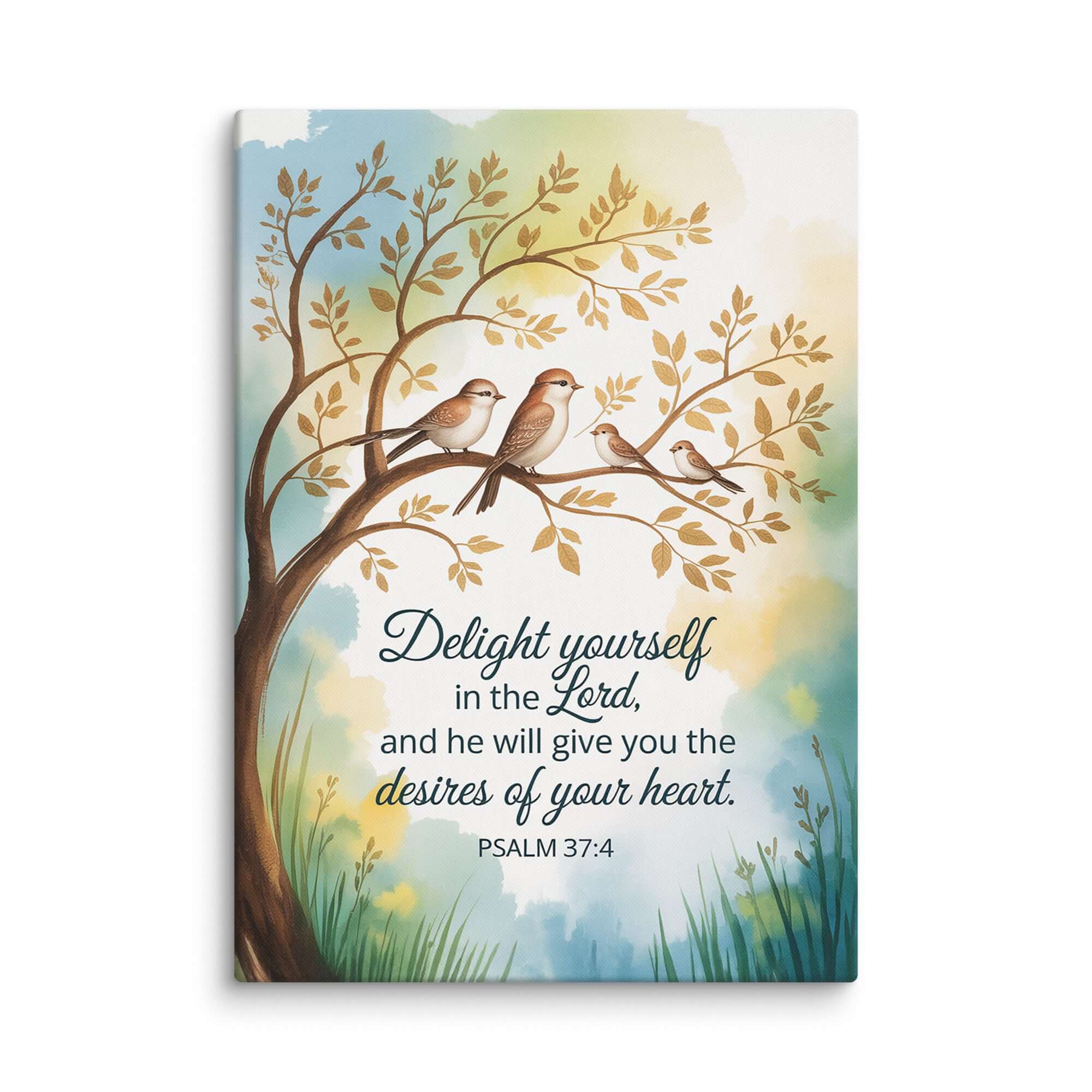 Psalm 37:4 Bible Verse, Yourself Canvas 20″×28″