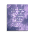 Romans 6:23 Bible Verse, free gift Canvas Print Wall Art 24″×30″