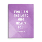 Exodus 15:26 Bible Verse, in his eyes Canvas Print Wall Art 24″×32″