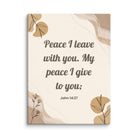 John 14:27 Bible Verse, Peace I Canvas Print Wall Art 24″×32″