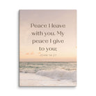 John 14:27 Bible Verse, not as the Canvas Print Wall Art 24″×32″