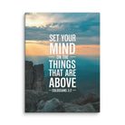 Colossians 3:2 Bible Verse on the Canvas 24″×32″