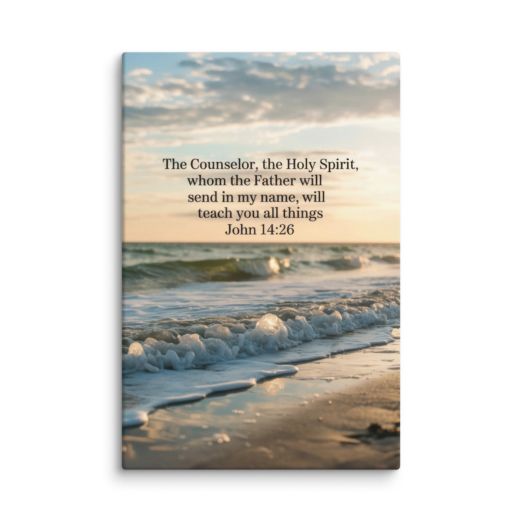 John 14:26 Bible Verse You All Canvas 24″×36″