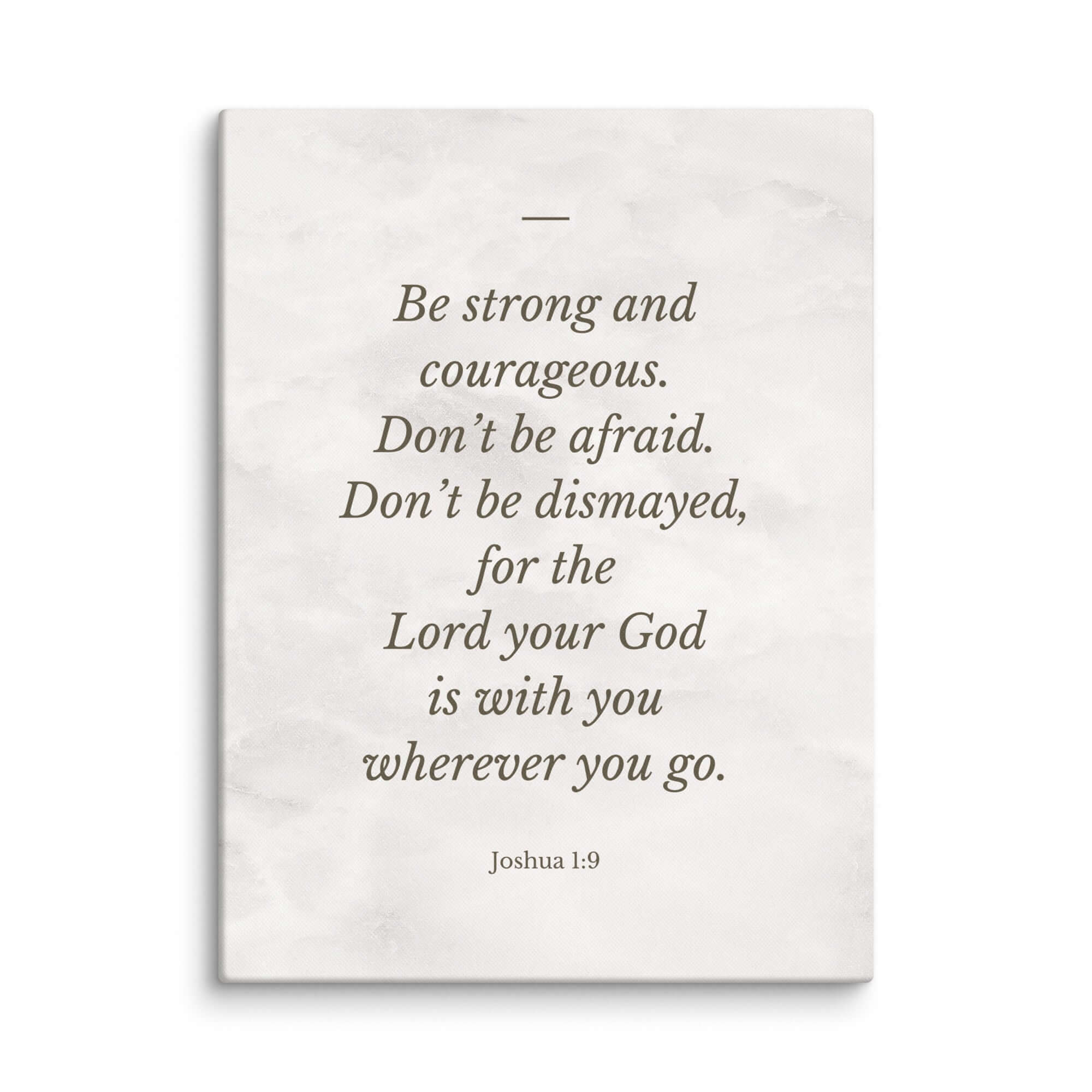 Joshua 1:9 Bible Verse, Be strong Canvas Print Wall Art 30″×40″