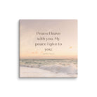 John 14:27 Bible Verse, not as the Canvas Print Wall Art 32″×32″