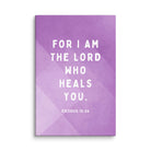 Exodus 15:26 Bible Verse, in his eyes Canvas Print Wall Art 32″×48″