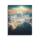 Ephesians 6:10 Bible Verse, be strong in the Lord Canvas Print Wall Art 8″×10″