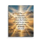 John 14:26 Bible Verse will send Canvas 8″×10″