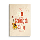 Exodus 15:2 Bible Verse, The LORD is my strength Canvas Print Wall Art 8″×12″