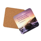 1 Corinthians 2:5 Bible Verse, power of God Cork-Back Coaster Default Title