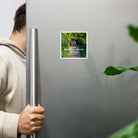 Revelation 3:20 Bible Verse, Garden Doorway Die-Cut Magnet Home Decor 4″×4″