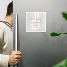 Revelation 21:4 Bible Verse, He will wipe Die-Cut Magnet Home Decor 6″×6″