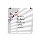 Exodus 15:26 Bible Verse, diligently listen Enhanced Matte Paper Poster Wall Art 10″×10″