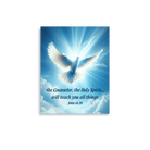 John 14:26 Bible Verse, Holy Spirit Dove Enhanced Matte Paper Poster Wall Art
