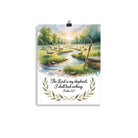 Psalm 23:1 Bible Verse, is my Enhanced Matte Paper Poster 11″×14″